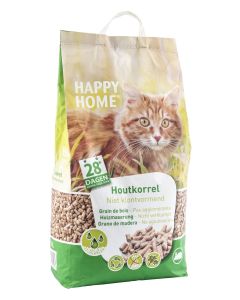 Happy Home Natural Houtkorrel - Kattenbakvulling - 20 l