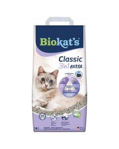 Biokat's Classic Extra 3 In 1 - Kattenbakvulling - 14 l