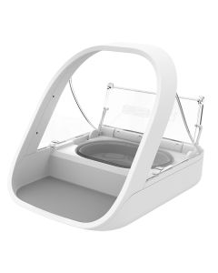 Surefeed Microchip Petfeeder Voerbak - Kattenvoerbak - 31x23x21.5 cm Wit
