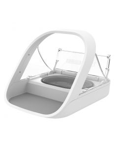 Surefeed Microchip Petfeeder Voerbak - Kattenvoerbak - 31x23x21.5 cm Wit